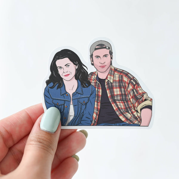 Luke and Lorelei Gilmore Sticker