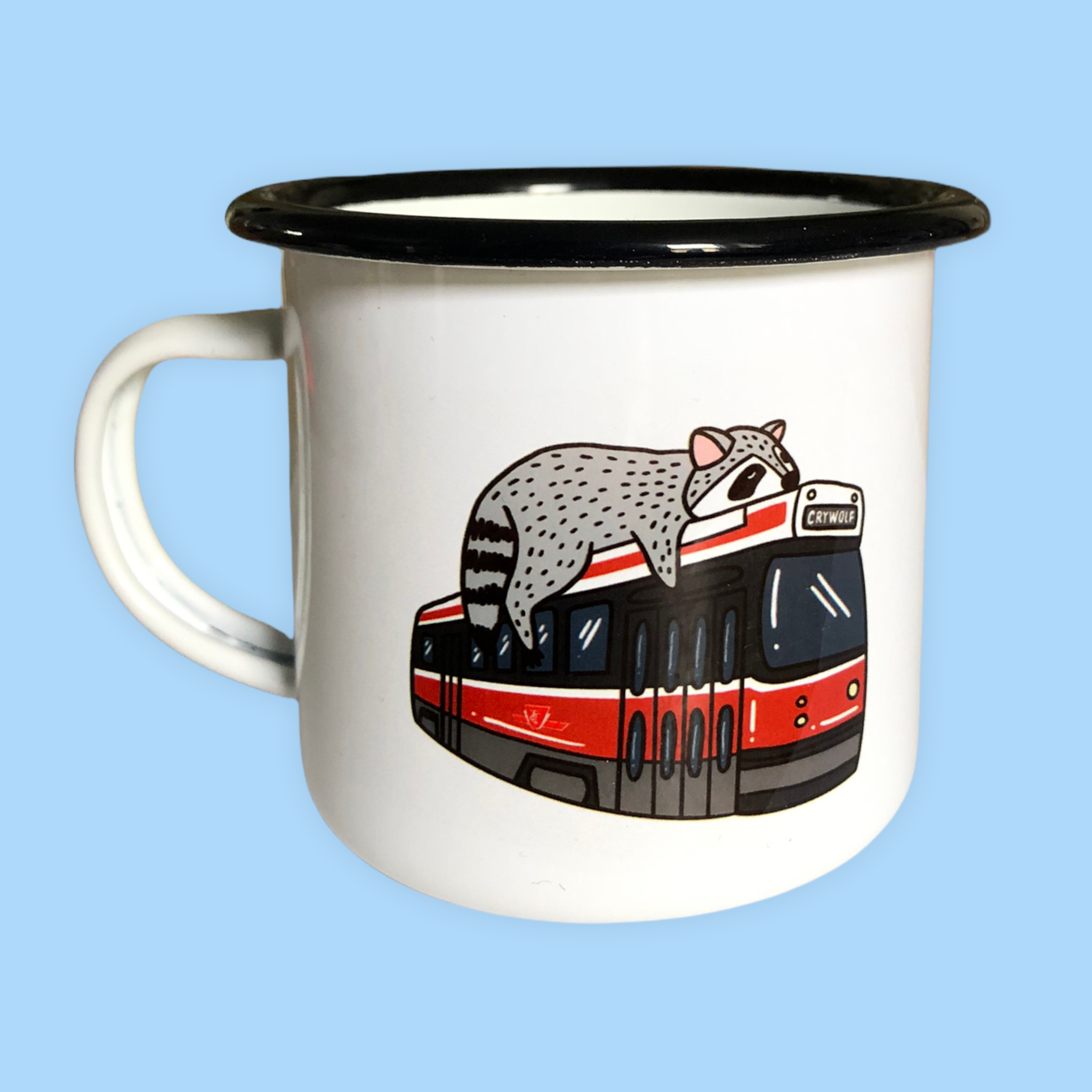 Raccoon City Enamel Mug