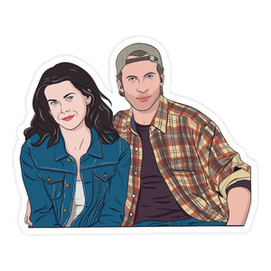 Luke and Lorelei Gilmore Sticker